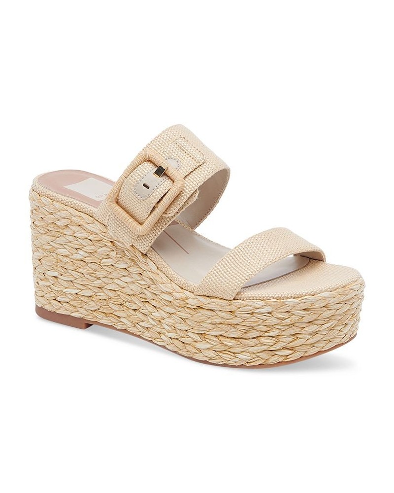 Women's Thorin Strappy Espadrille Wedge Sandals PD02 $49.00 Shoes