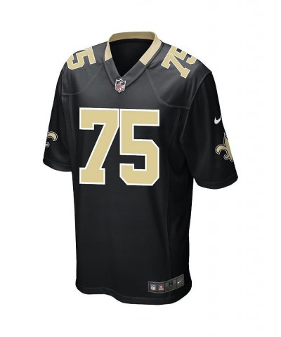 Men's Andrus Peat Black New Orleans Saints Game Player Jersey $34.85 Jersey