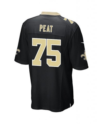 Men's Andrus Peat Black New Orleans Saints Game Player Jersey $34.85 Jersey