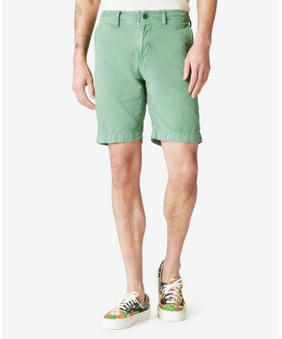 Men's Classic Fit Laguna Flat Front 9" Shorts Green $35.19 Shorts