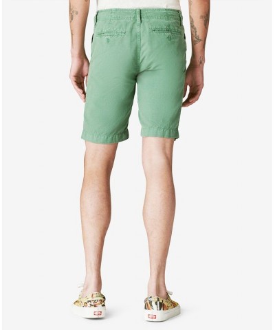 Men's Classic Fit Laguna Flat Front 9" Shorts Green $35.19 Shorts