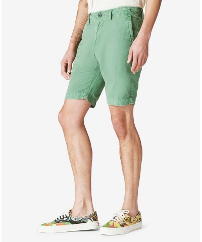 Men's Classic Fit Laguna Flat Front 9" Shorts Green $35.19 Shorts