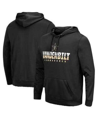 Men's Black Vanderbilt Commodores Lantern Pullover Hoodie $29.25 Sweatshirt