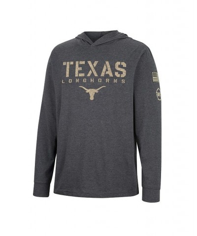 Men's Charcoal Texas Longhorns Team OHT Military-Inspired Appreciation Hoodie Long Sleeve T-shirt $24.75 T-Shirts