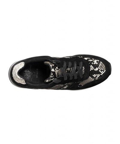 Women's Canali Reptile Sneaker Silver $46.00 Shoes