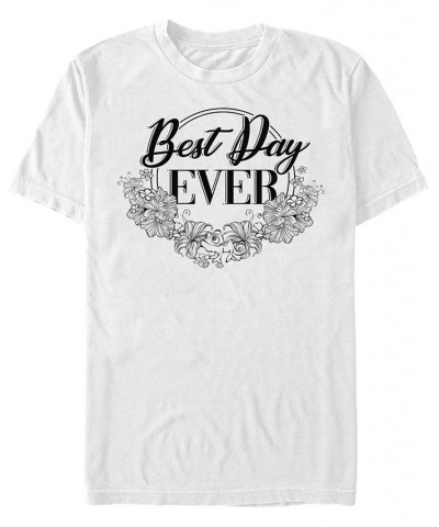 Men's Best Day Ever Short Sleeve Crew T-shirt White $14.70 T-Shirts