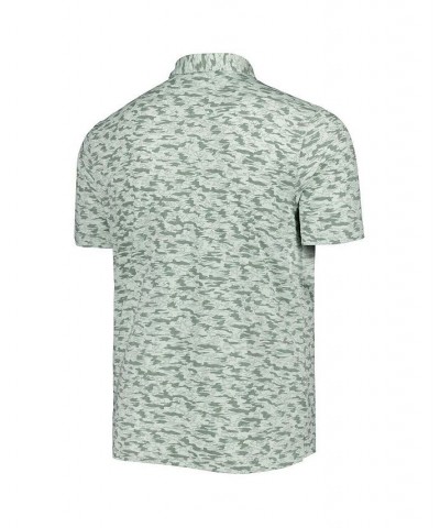 Men's Green WM Phoenix Open Go-To Camo Tri-Blend Polo Shirt $39.90 Polo Shirts