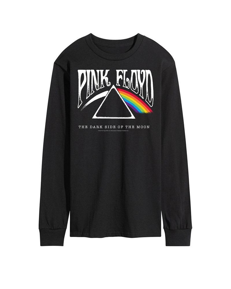 Men's Pink Floyd Dark Side Moon T-shirt Black $18.06 T-Shirts