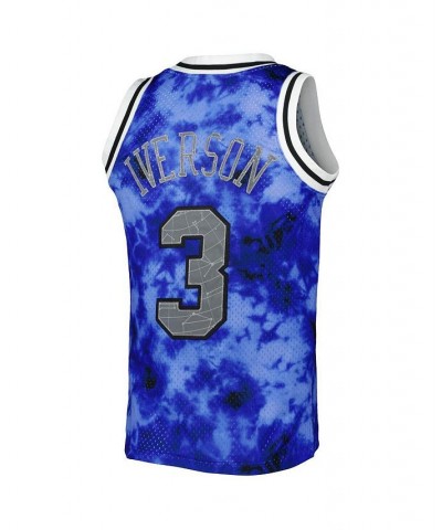 Men's Allen Iverson Royal Philadelphia 76ers 1996-97 Galaxy Swingman Jersey $68.80 Jersey