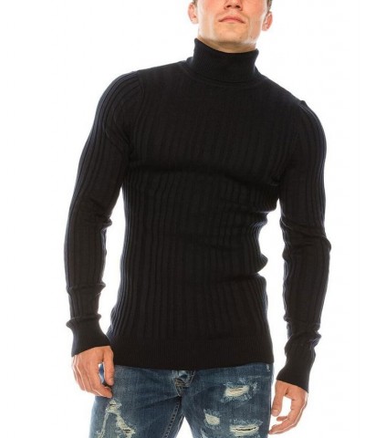 Men's Modern Ribbed Sweater Navy $32.90 Sweaters