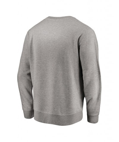 Men's Branded Heathered Gray New York Jets Block Party Pullover Sweatshirt $32.32 Sweatshirt