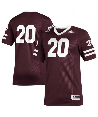 Men's 20 Maroon Mississippi State Bulldogs Premier Strategy Football Jersey $53.30 Jersey