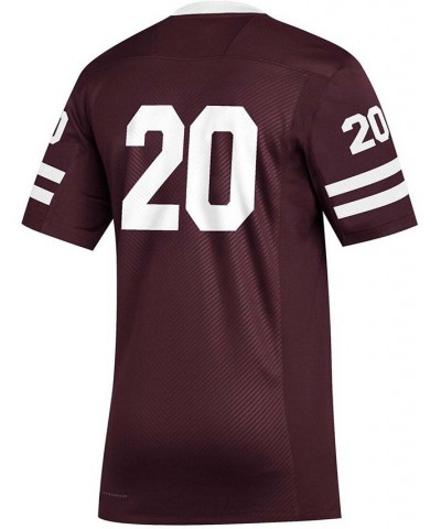 Men's 20 Maroon Mississippi State Bulldogs Premier Strategy Football Jersey $53.30 Jersey