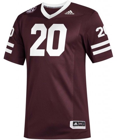 Men's 20 Maroon Mississippi State Bulldogs Premier Strategy Football Jersey $53.30 Jersey