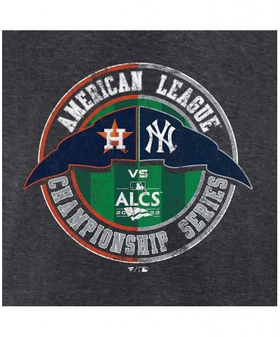 Men's Branded Heather Charcoal Houston Astros vs. New York Yankees 2022 ALCS Matchup T-shirt $19.80 T-Shirts