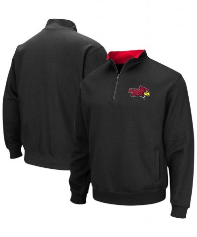 Men's Black Illinois State Redbirds Tortugas Logo Quarter-Zip Pullover Jacket $25.80 Sweatshirt