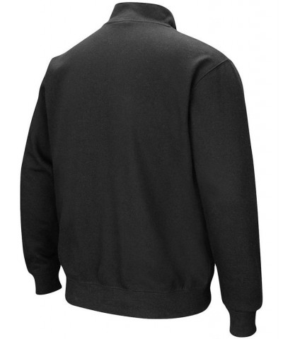 Men's Black Illinois State Redbirds Tortugas Logo Quarter-Zip Pullover Jacket $25.80 Sweatshirt