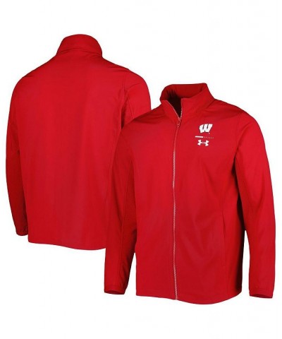 Men's Red Wisconsin Badgers Squad 3.0 Full-Zip Jacket $39.60 Jackets