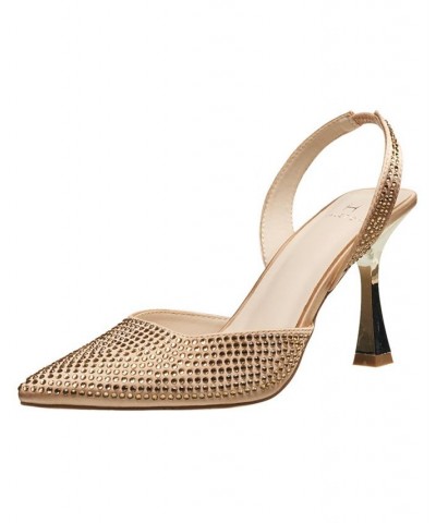 Women's Hawaii Embellished Pumps Gold $39.20 Shoes