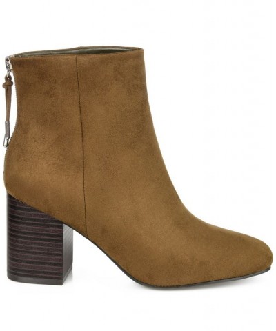 Women's Audrina Bootie Olive $45.00 Shoes