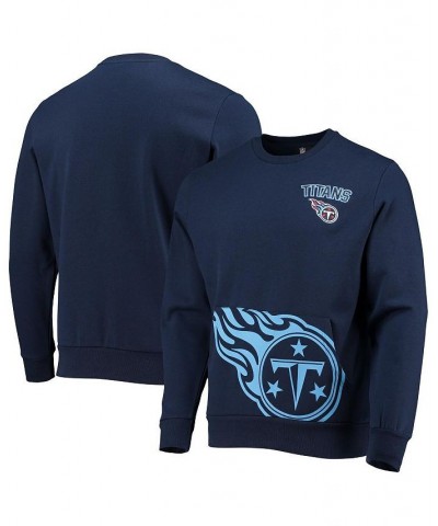 Men's Navy Tennessee Titans Pocket Pullover Sweater $35.74 Sweaters