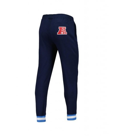 Men's Navy Tennessee Titans Blitz Fleece Jogger Pants $37.10 Pants