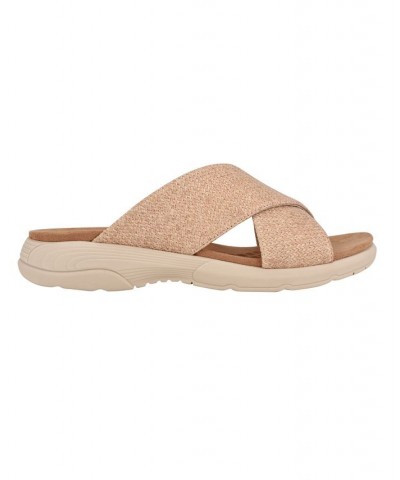 Women's Taite Square Toe Casual Flat Sandals PD01 $33.18 Shoes