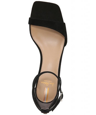 Wilson Ankle-Strap Block-Heel Sandals Brown $47.00 Shoes