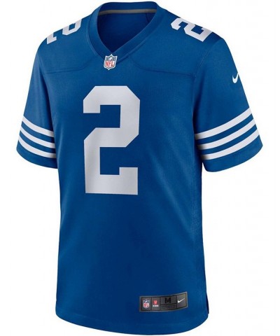 Men's Carson Wentz Royal Indianapolis Colts Alternate Game Jersey $42.90 Jersey