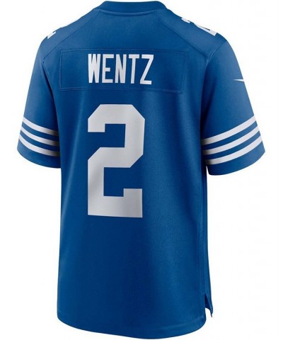 Men's Carson Wentz Royal Indianapolis Colts Alternate Game Jersey $42.90 Jersey