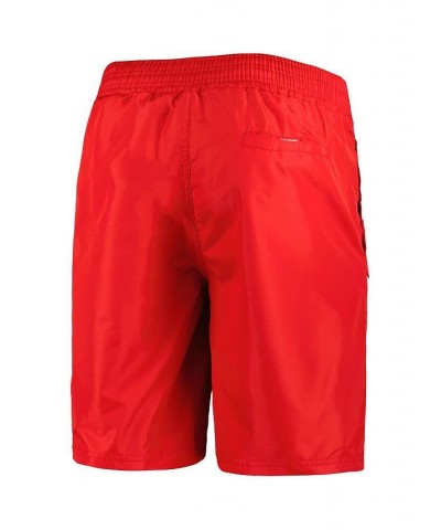 Men's Red Chicago Bulls Sea Wind Swim Trunks $33.79 Swimsuits