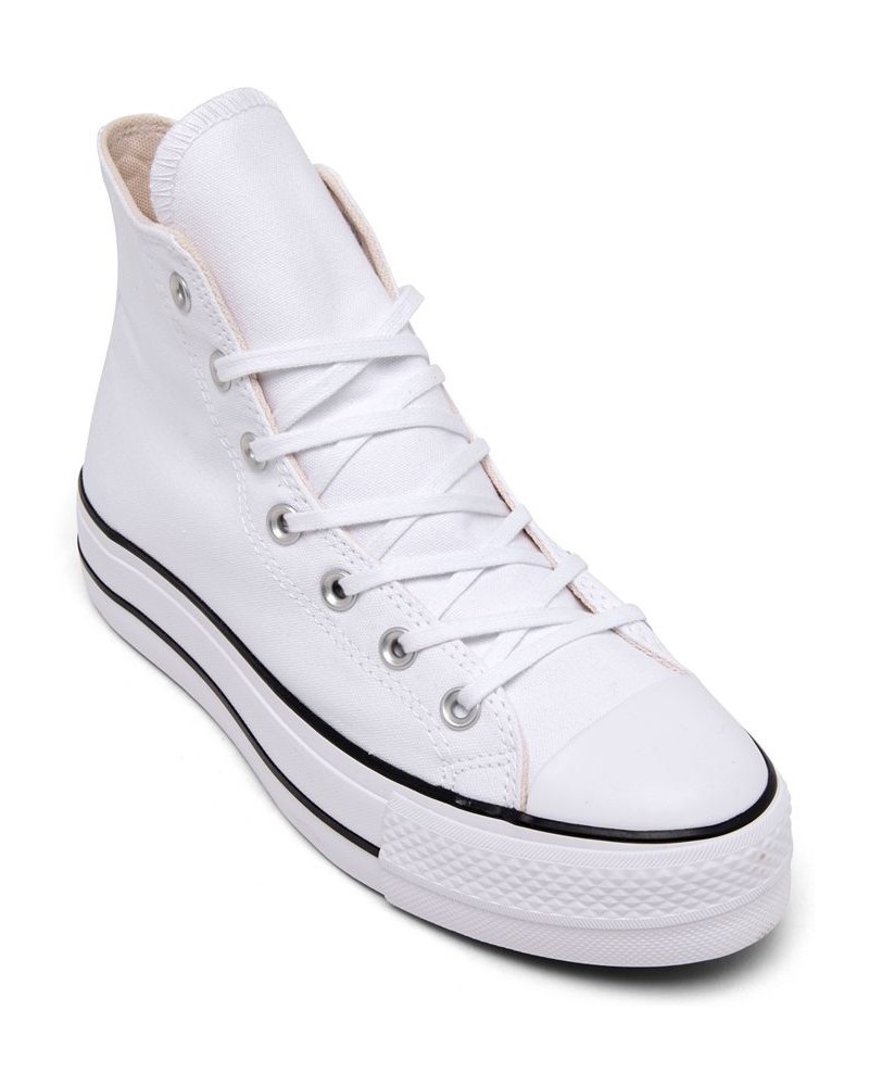 Women's Chuck Taylor All Star Lift Platform High Top Casual Sneakers $46.75 Shoes