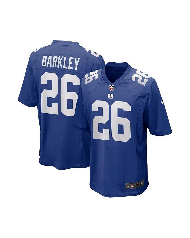 Men's Saquon Barkley Royal New York Giants Game Jersey $57.40 Jersey