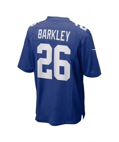 Men's Saquon Barkley Royal New York Giants Game Jersey $57.40 Jersey