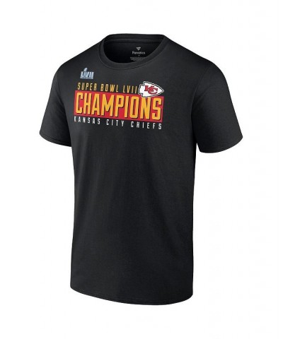 Men's Branded Black Kansas City Chiefs Super Bowl LVII Champions Big and Tall Scoreboard Showcase Schedule T-shirt $29.14 T-S...