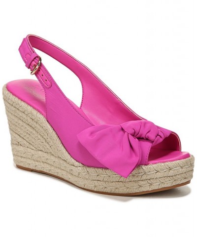 Bettina Wedge Sandals Pink $57.40 Shoes