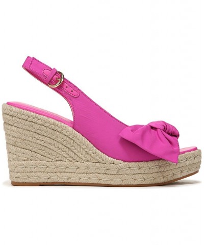 Bettina Wedge Sandals Pink $57.40 Shoes