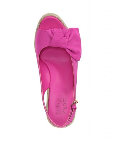 Bettina Wedge Sandals Pink $57.40 Shoes