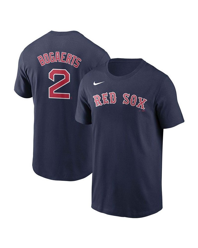 Men's Xander Bogaerts Navy Boston Red Sox Name Number T-shirt $27.49 T-Shirts