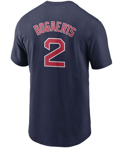 Men's Xander Bogaerts Navy Boston Red Sox Name Number T-shirt $27.49 T-Shirts