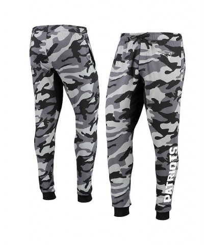 Men's Black New England Patriots Camo Jogger Pants $36.56 Pants