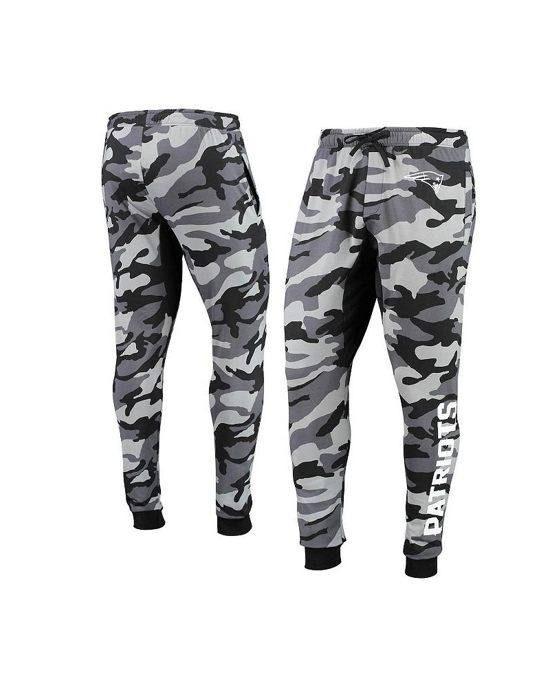 Men's Black New England Patriots Camo Jogger Pants $36.56 Pants