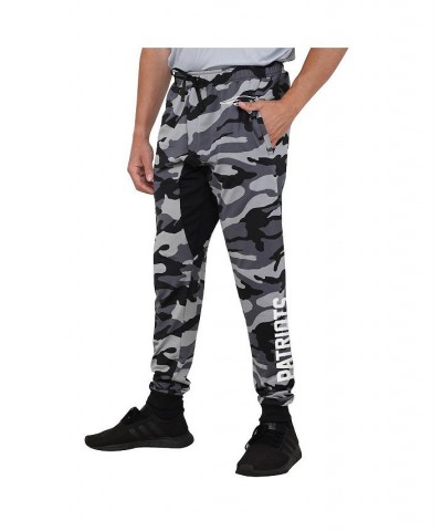 Men's Black New England Patriots Camo Jogger Pants $36.56 Pants