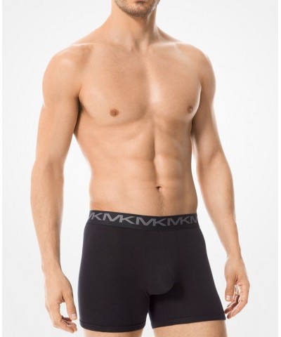 Men's 3-Pk. Stretch Factor Boxer Briefs Black $33.00 Underwear