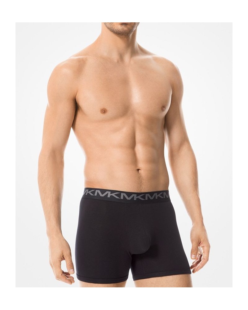 Men's 3-Pk. Stretch Factor Boxer Briefs Black $33.00 Underwear