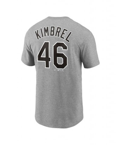 Men's Craig Kimbrel Heather Gray Chicago White Sox Name and Number T-shirt $25.49 T-Shirts