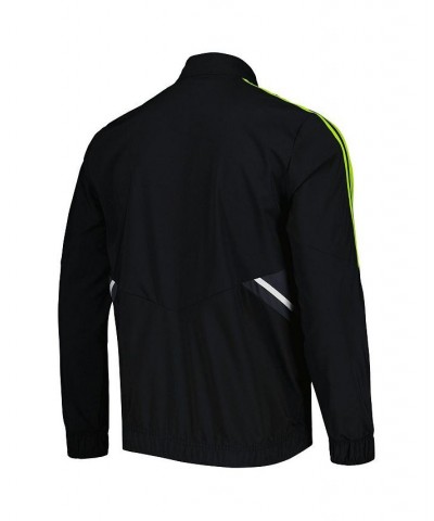 Men's Black Manchester United Presentation AEROREADY Full-Zip Jacket $38.00 Jackets