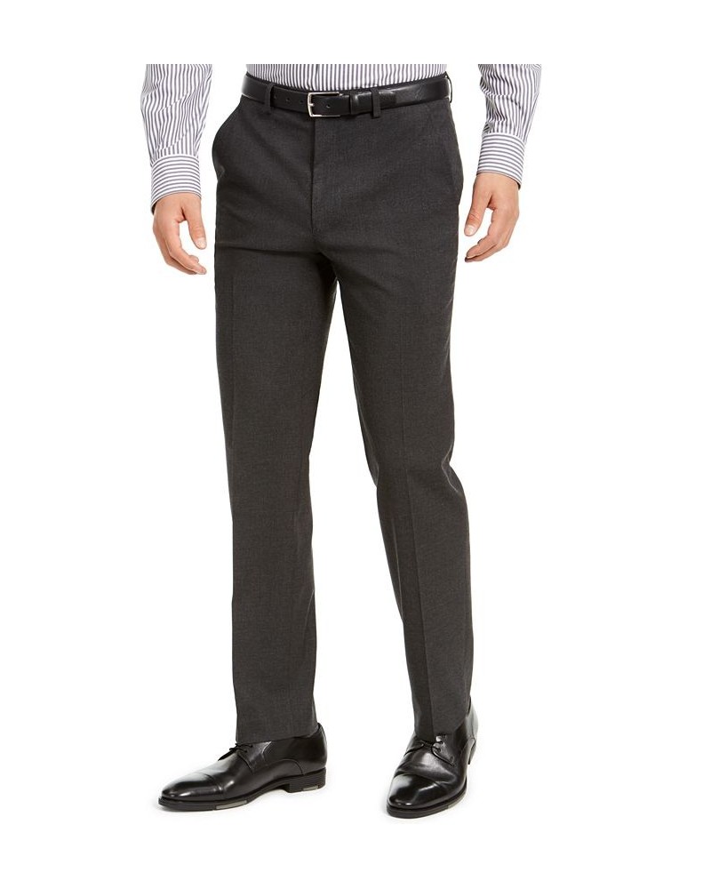 Men's Classic-Fit Stretch Solid Suit Separates Gray $46.02 Suits