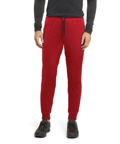 Men's Fleece Jogger Pants Red $24.94 Pants