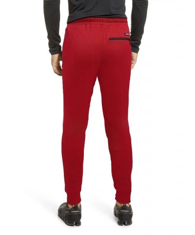 Men's Fleece Jogger Pants Red $24.94 Pants